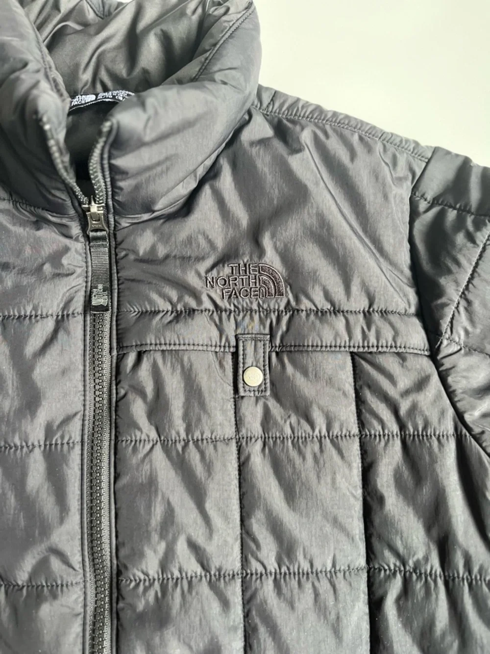 The North Face Black Quilted Puffer Jacket - Youth